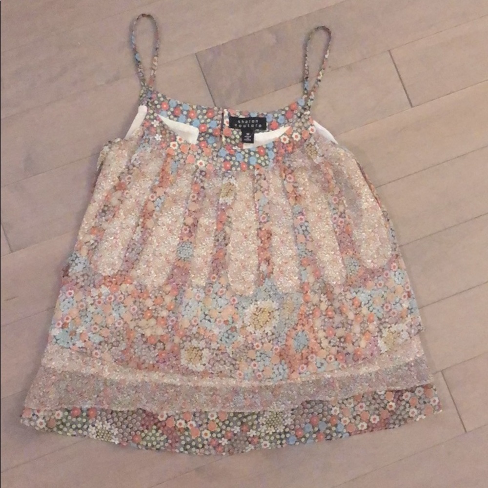 Sharon Couture Multi layered bohemian sway top